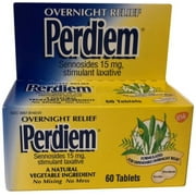 Angle View: Perdiem Pills Overnight Relief 60 Each (Pack of 4)