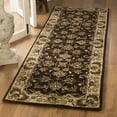 thumbnail image 3 of SAFAVIEH Royalty ROY239A Handmade Chocolate / Beige Rug, 3 of 8