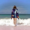 thumbnail image 6 of Galaxy Printed Hand/Pool/Bath Towel,Rockets and Planets,Kitchen Dish Towel,Quick Dry,Soft,Absorbent and Lightweight,Multicolor - 30 * 60 inches, 6 of 8