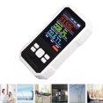 thumbnail image 4 of Electromagnetic Radiation Tester, 3 Colors Indicator Easy Operation Multifunctional Digital Radiation Tester With 3Pcs Battery For Home Appliances Black,White, 4 of 8