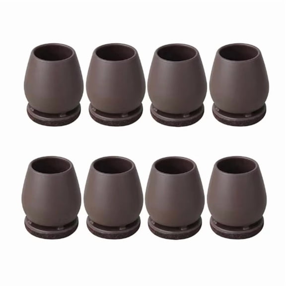 Silicone Chair Leg Protectors with Felt Pads,Furniture Foot Covers for Floor Protection,Fits Various Table & Chair Feet