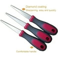 thumbnail image 3 of SLGHLSAHG 1-3Pcs Diamond Sharpening File For Scissors, Knives And Garden Tools, 2-Sided Flat And Curved Knife Grinder (Color : 1pcs) A29995, 3 of 4