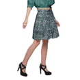 thumbnail image 3 of Moomaya Jupe Courte Plissée en Coton Imprimé pour Femmes Vêtements Décontractés, 3 of 6