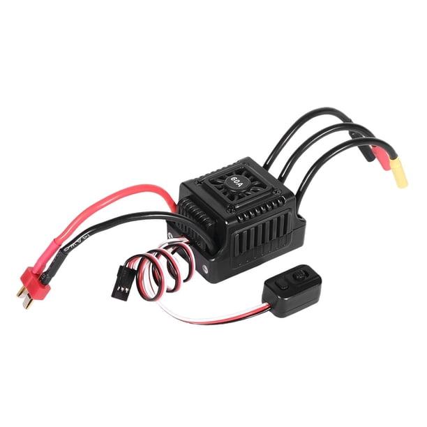 Controlador de velocidad eléctrico para motor sin escobillas, ESC para coche RC 1/10 para modelos de camiones. Estilo E