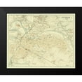 thumbnail image 2 of Baedeker 14x12 Black Modern Framed Museum Art Print Titled - Dresden Germany - Baedeker 1914, 2 of 5
