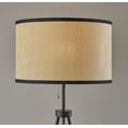 thumbnail image 5 of Adesso Raven 58.5" 3-Way Black Tripod Floor Lamp with Natural Woven Paper Drum Shade, 5 of 5
