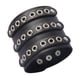 thumbnail image 4 of Pulsera de cuero sintético, regalo vintage para San Valentín, ideal para maridos y parejas. Negro, 4 of 9