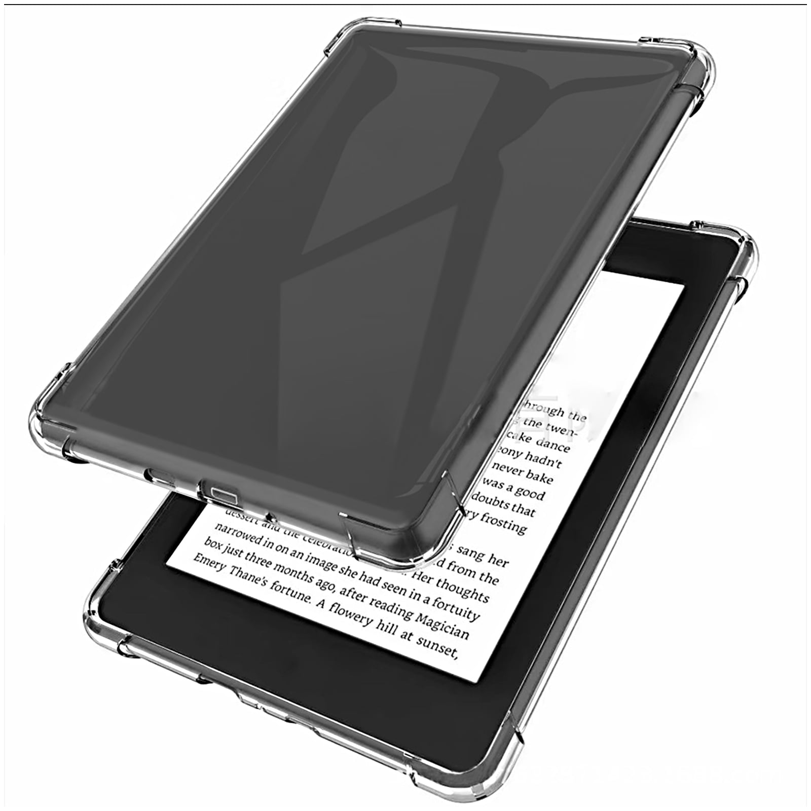 Aircawin pour 6,8 '' Kindle Paperwhite Case Clear Rwanda