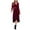 Red, variant on Lindreshi Fall Dresses for Women 2025 Homecoming Dresses Women's Long Wleeve V Neck Temperament Slim High Waist Gloves Retro Dress Dress