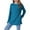 Blue, variant on LIaqionyy Girls Crewneck Long Sleeve Tops Casual Comfy Pullover Kids Solid Color T-Shirts with Thumb Holes 7-14 Years