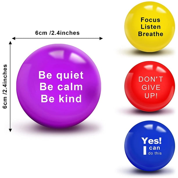 Lot 6 de Balles Anti-Stress, Boule Anti Stress pour Enfant et