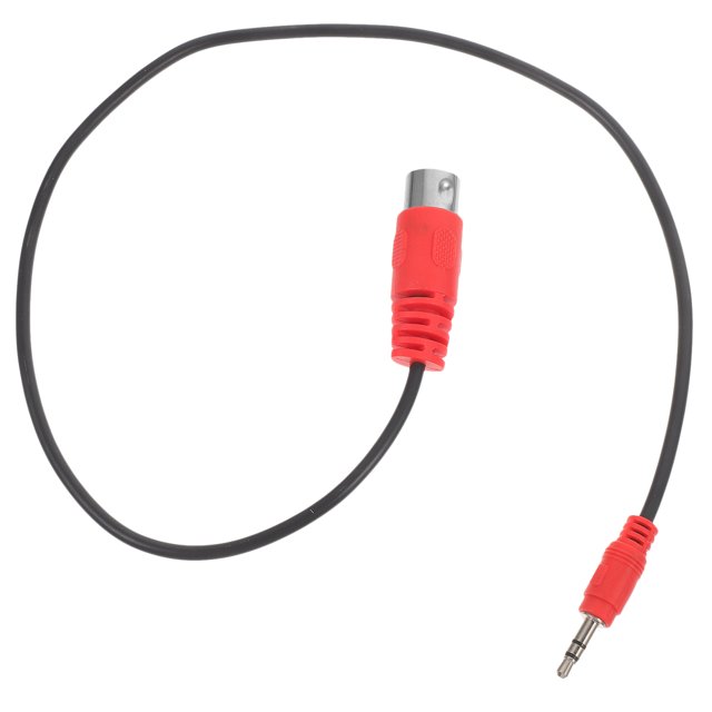 YSNOOWE Adaptador De Cable 3.5mm A 5 Pin Rojo Para Conexión Estable En Equipos De Audio