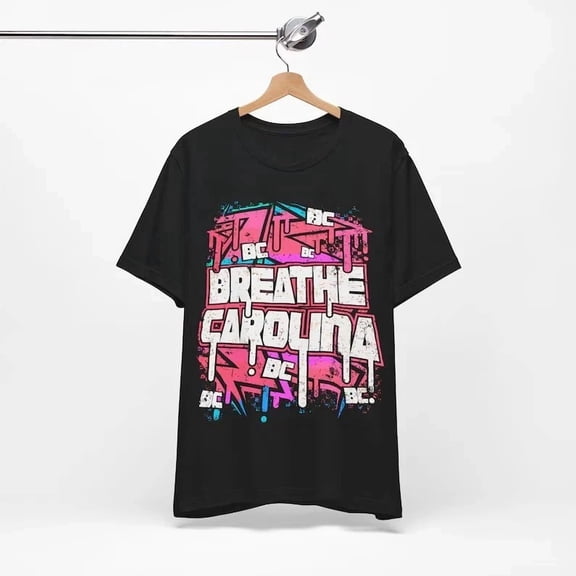 RARE Breathe Carolina Tee Black Color Full Size S-5XL Shirt BL1702