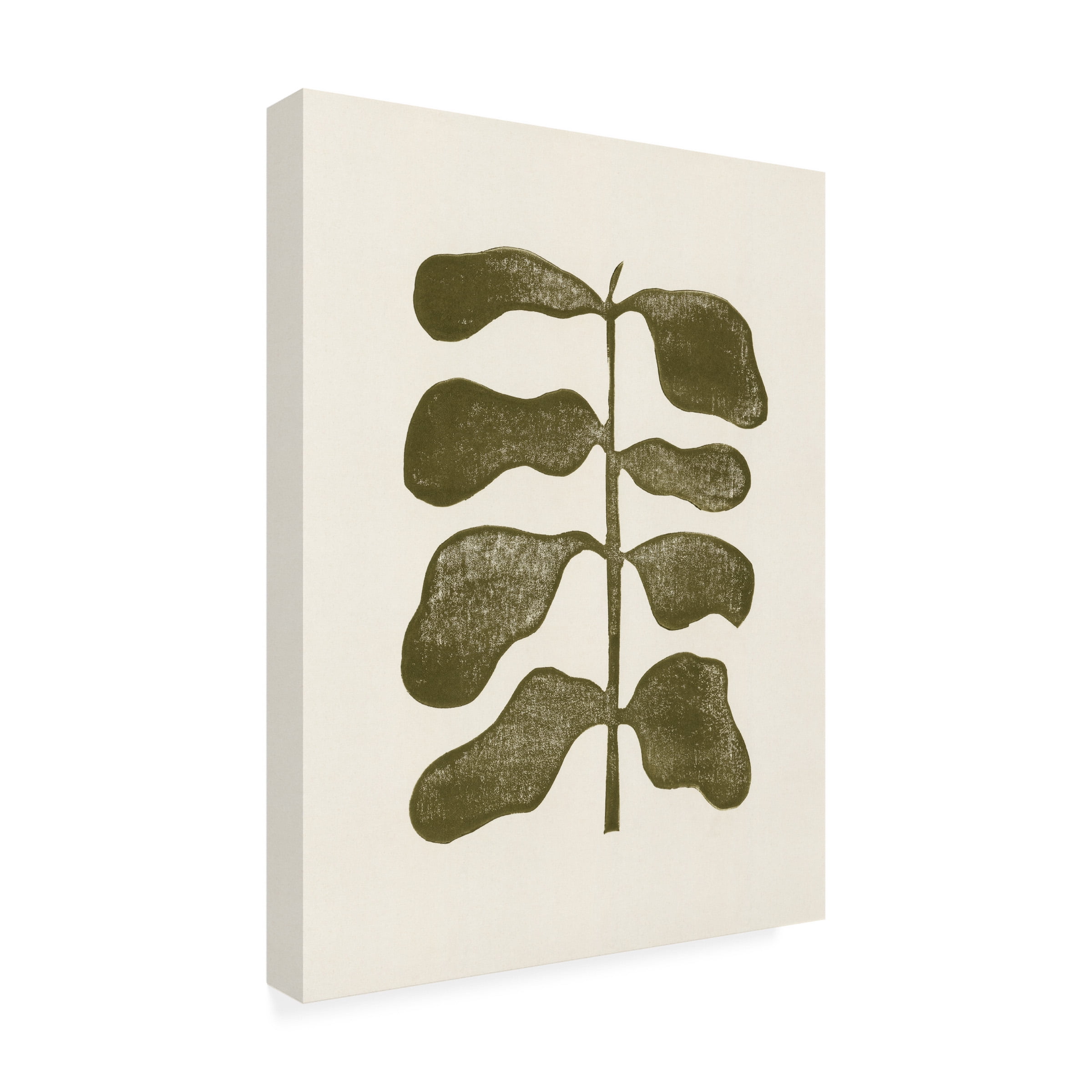 Alisa Galitsyna 'Linocut Plant' Canvas Art