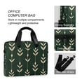thumbnail image 4 of FORMRS 16" Laptop Bag Carrying Sleeve Case with Handle Travel Shoulder Briefcase, Green Plants, 4 of 8