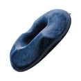 thumbnail image 1 of Yuarrent Cojín ergonómico para cadera, soporte para relajación de vértebras y piernas y soportes de algodón con memoria espacial Decoración del hogar Terciopelo de cristal azul marino estilo de mujer, 1 of 6