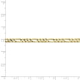 thumbnail image 2 of 10k 4mm Light Concave Figaro Chain in 10k Yellow Gold, 2 of 3