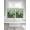 Green, variant on Palm Leaves Tropical Bathroom Window Curtain, Green Botanical Summer Linen Light Filtering Coffee Kitchen Curtains, Bedroom Living Room Curtains 2 Panel 84"x63"