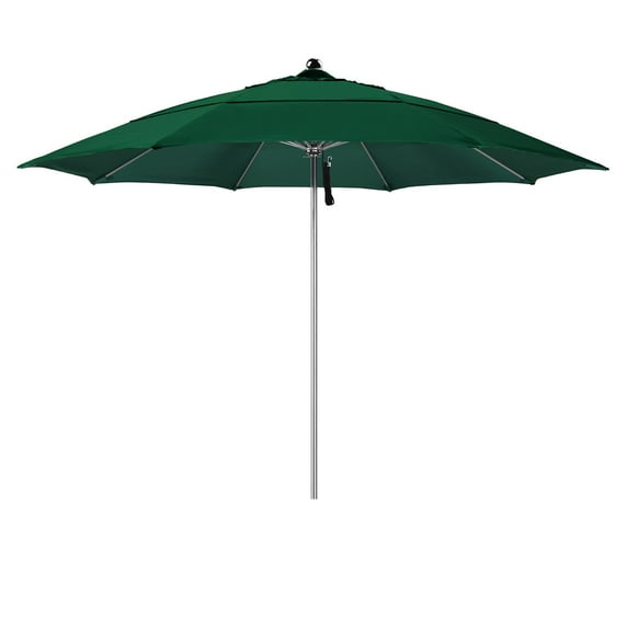 California Umbrella 11 ft. Steel and Fiberglass Double Vent Market Umbrella