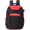 Black+Red Backpack, variant on Oxford Cloth Multifunctional Tool Backpack,Heavy-Duty Tool Bag with Multiple Pockets for Electricians & Technicians,Black+Yellow