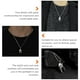 thumbnail image 5 of 1 pieza creativa garra de cangrejo colgante collar acero inoxidable cadena de cuello decoración, 5 of 5