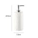 thumbnail image 2 of Exquisito dispensador de loción de cerámica, botella de prensa, dispensador de jabón de gran capacidad for cocina, baño, hotel, 2 of 6