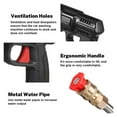 thumbnail image 4 of 30Bar 10000mAh Cordless Electric High Pressure Washer Rechargeable Auto Car Washing Spray Gun Water Gun For18V Battery ,Versatile applications, 4 of 6