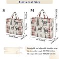 thumbnail image 2 of FORMRS Womens Corduroy Tote Bag Crossbody Shoulder Handbag with Pocket, Beige Deer, 2 of 7