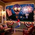 thumbnail image 6 of JHyouerji Patriotic Hot Air Balloon Garden Hanging Wind Ornament Flag for Independence Day 4th of July Yard Lawn Outdoor Decorations, 6 of 6