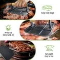 thumbnail image 5 of Burger Press,Smash Burger Press for Griddle with Wood Handle,Burger Smasher for Grill, Steak Bacon Smasher for Camping, 5 of 17