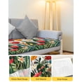 thumbnail image 4 of Spring Floral Sofa Couch Cushion Covers Washable, Removable Stretchable Sectional Couch Covers, Botanical Flower Leaf Plant Slipcovers for L & T Shape Sofa Furniture Protector S Size 2 pcs, 4 of 7