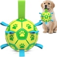 thumbnail image 1 of Juguete para perros QDAN, remolcador de balones de fútbol, juguete acuático para perros, 1 of 6