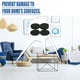 thumbnail image 4 of Protector de superficies autoadhesivo para muebles, almohadillas de fieltro, mats negros de 50 mm, 10 piezas, 4 of 6