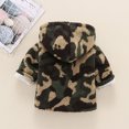 thumbnail image 5 of Vedolay Baby Girls Jacket Cute Boy Hooded Baby Kids Thick Zipper Girls Coat Outwear Green,120, 5 of 5