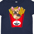 thumbnail image 4 of Inktastic Cute Frenchie in French Fries Boys or Girls Toddler T-Shirt, 4 of 5