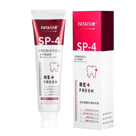 Ligghig 120g Extra Whitening Sensitive Teeth Whitening Toothpaste Fresh Breath for Sensitive Teeth Whiter Teeth and Fresh Breath