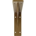 thumbnail image 3 of Ekena Millwork 2"W x 16"D x 6 1/2"H Embrey Steel Bracket, Hammered Gold, 3 of 11