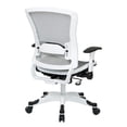thumbnail image 2 of Managers White Office Chair with Padded Mesh Seat, 2 of 6