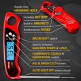thumbnail image 3 of Digital Instant Read Meat Thermometer - Smak Waterproof Kitchen Food Cooking Thermometer with Backlight LCD - Best Super Fast Electric Meat Thermometer Probe for BBQ Grilling Smoker Baking Turkey, 3 of 7