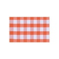 thumbnail image 3 of Cagogo 2Pcs Fall Outdoor Rug, Orange Plaid Cotton Hand-Woven Check Rug, Low Pile Non Slip Rubber Back Doormat, Layered Entryway Rug for Front Door Porch Patio Farmhouse Decor 23.6''x 35.4', 3 of 9