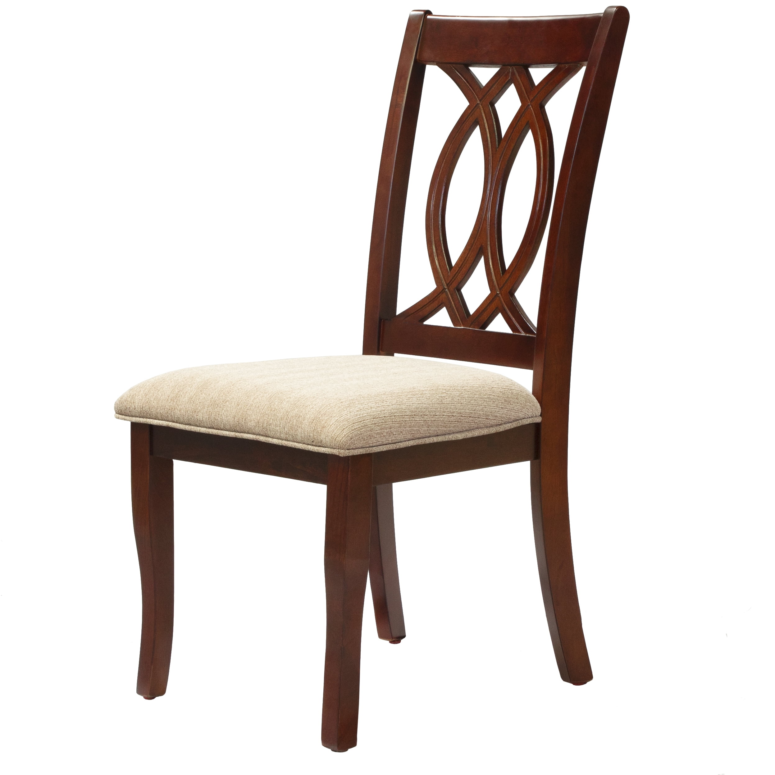 Furniture of America Goddard Transitional 5-Piece Round Dining Set, Brown Cherry