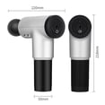 thumbnail image 2 of Electric Fascia Muscle Relaxing Massager Neck Membrane Machine 3200RPM Massage Gun Deep Tissue Percussion Massager Muscle Vibrate  +4Heads, 2 of 6
