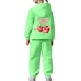 thumbnail image 6 of Boys Sweatsuits Size 14-16 Casual Print Hoodie and Pants Outfit 2 Piece Toddler Kids Fashion Athletic Wear Comfy Daily Play Youth Two Piece Tracksuit for Loungewear, 6 of 7
