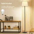 thumbnail image 6 of JURULU Traditional Standing Floor Lamp for Living Room with a 9W Bulb-3 Color Temperatures Included, perfect for Bedroom, Study Room, Corner, 6 of 8