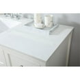 thumbnail image 4 of Elegant Decor Theo 60" Zinc Alloy MDF Single Bathroom Vanity in White, 4 of 7