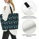 thumbnail image 3 of Fotbe Animal Footprints Bolsa Tote Estética de Lona con Estampado para Mujer - Bolsa Reutilizable de Hombro Casual para Vacaciones, Compras, Trabajo y Gimnasio, 3 of 8