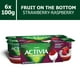 Danone Activia® fruits au fond Fraises-Framboises Yogourt Probiotique, 6 x 100g – image 4 sur 4