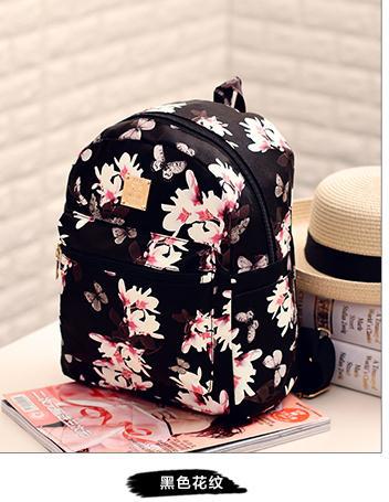 ladies floral backpack