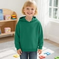 thumbnail image 4 of Kid Hoodies Dark Green Hoodies Long Sleeve Lightweight Pullover Tops Loose Sweatshirt Fall Winter Clothes 6-7 Years Boys Clothes, 4 of 4