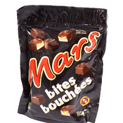 Mars Bites Snack Size Chocolate Candy 193g/6.8 oz. {Imported from Canada}